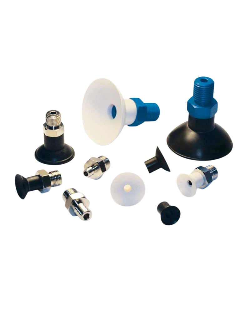 Vacuum cups with supports 1